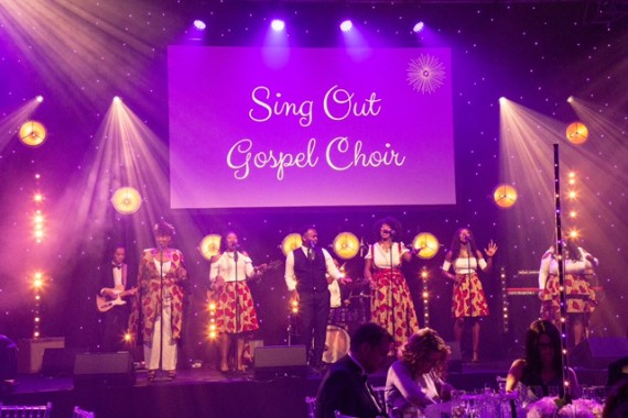 Gospel Choir singing